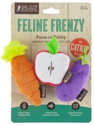 P.L.A.Y. Pet Lifestyle and You Feline Frenzy Farm To Tabby Plush Squeaky Cat Toy