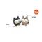Show in main carousel: P.L.A.Y. Pet Lifestyle and You Feline Frenzy Hootiful Owls Plush Squeaky Cat Toy slide 4 of 6