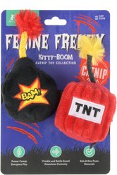 P.L.A.Y. Pet Lifestyle and You Feline Frenzy Killer Cat KaBoom Plush Cat Toy with Catnip, Small