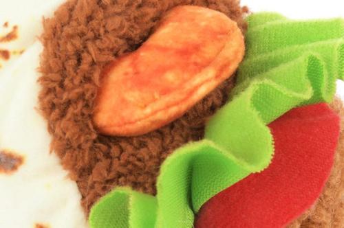 Show full view: P.L.A.Y. Pet Lifestyle and You Feline Frenzy Shrimp Purrito Plush Squeaky Cat Toy with Catnip slide 5 of 9