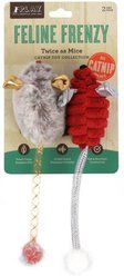 P.L.A.Y. Pet Lifestyle and You Feline Frenzy Twice As Mice Plush Squeaky Cat Toy