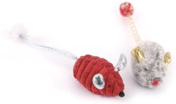 P.L.A.Y. Pet Lifestyle and You Feline Frenzy Twice As Mice Plush Squeaky Cat Toy slide 2 of 4