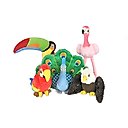 P.L.A.Y. Pet Lifestyle and You Fetching Flock Squeaky Dog Toy, 5 count