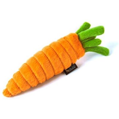 P.L.A.Y. Pet Lifestyle and You P.L.A.Y. Pet Lifestyle and You Garden Fresh Carrot Plush Squeaky Dog Toy, X-Small