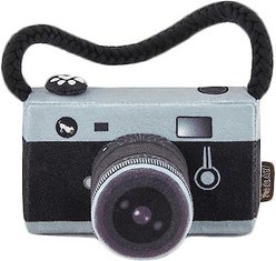 P.L.A.Y. Pet Lifestyle and You Globetrotter Camera Squeaky Plush Dog Toy