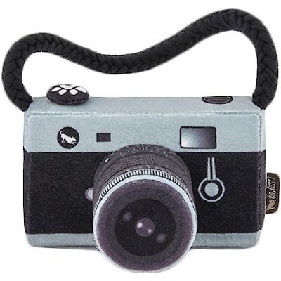 P.L.A.Y. Pet Lifestyle and You P.L.A.Y. Pet Lifestyle and You Globetrotter Camera Squeaky Plush Dog Toy
