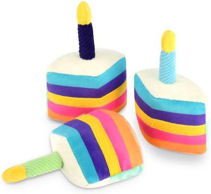 Show full view: P.L.A.Y. Pet Lifestyle and You Party Time Collection Boneappetite Cake Plush Squeaky Dog Toy slide 2 of 6