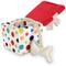 Show in main carousel: P.L.A.Y. Pet Lifestyle and You Party Time Collection Pawfect Present Plush Squeaky Dog Toy slide 1 of 6