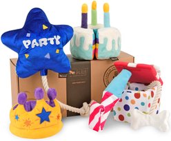 P.L.A.Y. Pet Lifestyle and You Party Time Collection Squeaky Dog Toy, 5 count slide 2 of 8