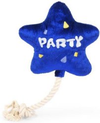 P.L.A.Y. Pet Lifestyle and You Party Time Mini Balloon Plush Squeaky Dog Toy, X-Small
