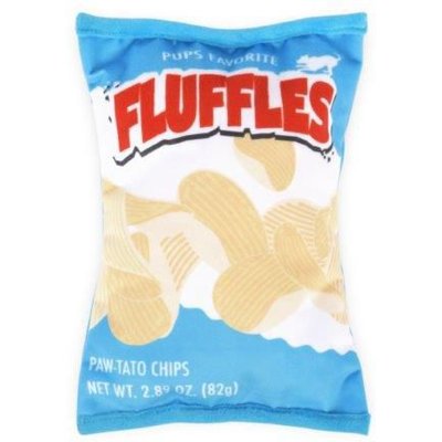 P.L.A.Y. Pet Lifestyle and You P.L.A.Y. Pet Lifestyle and You Snack Attack Collection Fluffles Chips Plush Squeaky Dog Toy