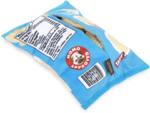 Show full view: P.L.A.Y. Pet Lifestyle and You Snack Attack Collection Fluffles Chips Plush Squeaky Dog Toy slide 5 of 11
