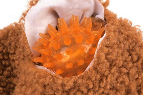 Show full view: P.L.A.Y. Pet Lifestyle and You Snack Attack Collection Good Boy Cola Plush Squeaky Dog Toy slide 3 of 6