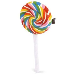 P.L.A.Y. Pet Lifestyle and You Snack Attack Collection Lollipup Plush Squeaky Dog Toy