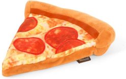 P.L.A.Y. Pet Lifestyle and You Snack Attack Collection Puppyroni Pizza Plush Squeaky Dog Toy
