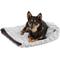 Show in main carousel: P.L.A.Y. Pet Lifestyle and You Snuggle Covered/Bolster Cat & Dog Bed, Husky Gray, Large slide 8 of 12