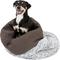 Show in main carousel: P.L.A.Y. Pet Lifestyle and You Snuggle Covered/Bolster Cat & Dog Bed, Husky Gray, X-Large slide 7 of 12