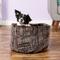 Show in main carousel: P.L.A.Y. Pet Lifestyle and You Snuggle Covered/Bolster Cat & Dog Bed, Truffle Brown, Large slide 5 of 13
