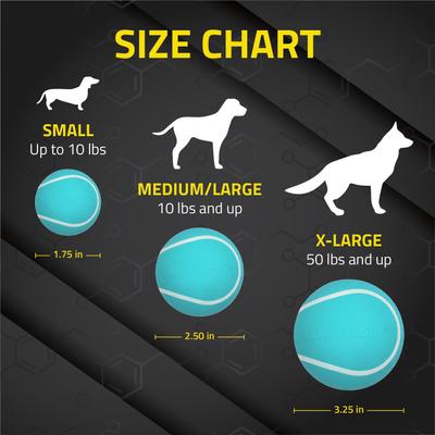 Show full view: Playology Peanut Butter Scented Squeaky Chew Ball Dog Toy, Medium, 2 count slide 4 of 10