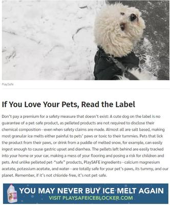 Show full view: PlaySAFE Chloride Free Liquid Ice Melt slide 7 of 10