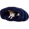 Show in main carousel: PLS Birdsong Cuddle Pouch Covered Cat & Dog Bed with Removable Cover, Blue, Medium slide 5 of 9