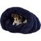 Show in main carousel: PLS Birdsong Cuddle Pouch Covered Cat & Dog Bed with Removable Cover, Blue, Small slide 6 of 10