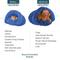 Show in main carousel: PLS Birdsong Cuddle Pouch Covered Cat & Dog Bed with Removable Cover, Blue, Small slide 7 of 10