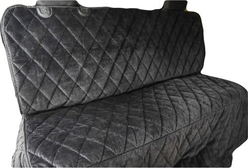 Show full view: Plush Paws Products Quilted Velvet Waterproof Hammock Car Seat Cover, Charcoal, X-Large slide 1 of 10