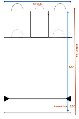 Show full view: Plush Paws Products Waterproof Cargo Liner with Bumper & Side Panels, Black, Regular slide 3 of 11