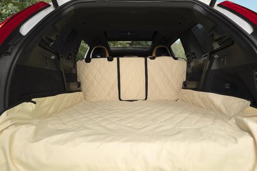 Show full view: Plush Paws Products Waterproof Cargo Liner with Bumper & Side Panels, X-Large, Tan slide 3 of 12