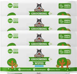Pogi's Pet Supplies Deodorizing Wipes for Dogs & Cats, 400 count, Unscented