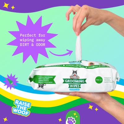 Show full view: Pogi's Pet Supplies Deodorizing Wipes for Dogs & Cats, 400 count, Unscented slide 4 of 9