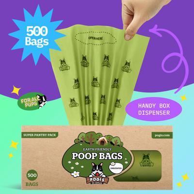 Show full view: Pogi's Pet Supplies Pantry Pack Poop Bags, Unscented, 500 count slide 5 of 8
