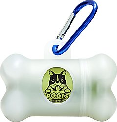 Pogi's Pet Supplies Poop Bag Dispenser + 15 Scented Waste Bags