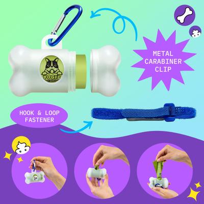 Show full view: Pogi's Pet Supplies Poop Bag Dispenser + 15 Scented Waste Bags slide 3 of 11