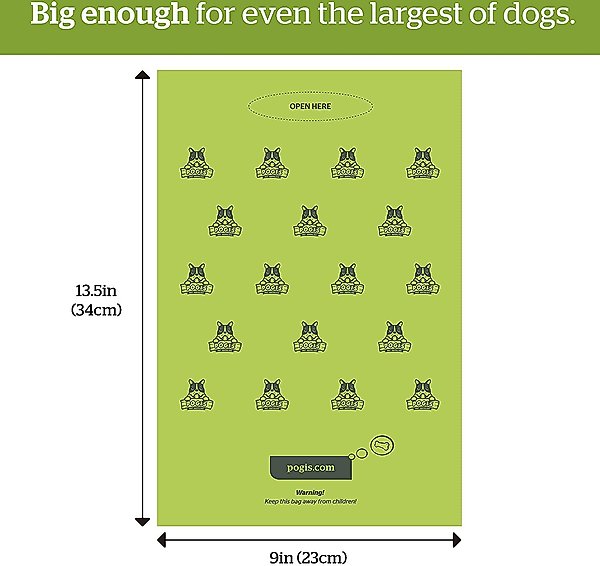 Show full view: Pogi's Pet Supplies Poop Bag Dispenser + 15 Scented Waste Bags slide 6 of 10