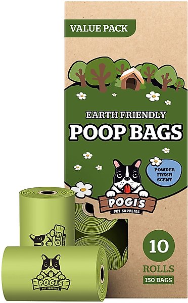 Show full view: Pogi's Pet Supplies Poop Bags, Scented, 150 count slide 1 of 10