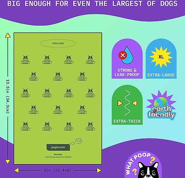 Show full view: Pogi's Pet Supplies Poop Bags, Scented, 150 count slide 2 of 10