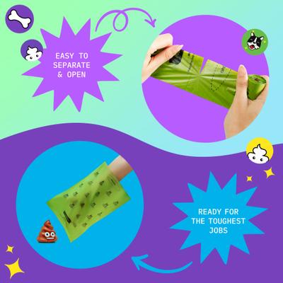 Show full view: Pogi's Pet Supplies Poop Bags, Scented, 150 count slide 4 of 10