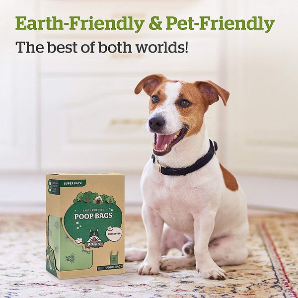 Show full view: Pogi's Pet Supplies Unscented Easy-Tie Handle Dog Poop Bags, 300 count slide 7 of 8