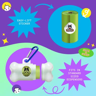 Show full view: Pogi's Pet Supplies Unscented Poop Bags, 150 count slide 5 of 7