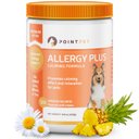 PointPet Allergy Plus Calming Smoked Salmon Flavored Seasonal Allergy Support Soft Chew Dog Supplement, 120 Count