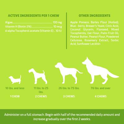 Show full view: PointPet Anti-Itch Support Peanut Butter Flavored Dog Soft Chews Supplement, 90 count slide 7 of 10