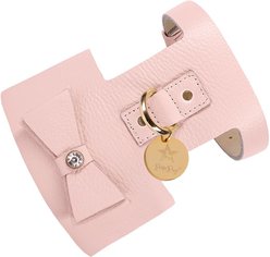 PoisePup Bella Rose Leather Basic Dog Harness, Light Pink, X-Small: 15 to 17.5-in chest