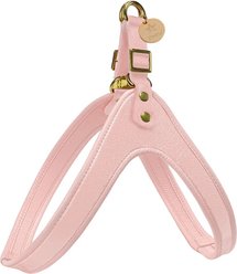 PoisePup Bella Rose Leather Step In Dog Harness, Light Pink, Large: 23.6 to 25.6-in chest