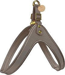 PoisePup Desert Mint Leather Step In Dog Harness, Grey, X-Large: 27.5 to 30-in chest