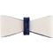 Show in main carousel: PoisePup Hot Marine Leather Dog Bow Tie, White/Blue, Small slide 1 of 3