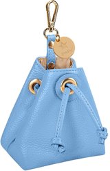 PoisePup Ocean Vibes Leash Attachment Dog Treat Bag, Blue