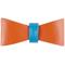 Show in main carousel: PoisePup Vibrant Sunset Leather Dog Bow Tie, Orange/Blue, Large slide 1 of 3
