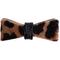 Show in main carousel: PoisePup Wildest One Leather Dog Bow Tie, Black/Leopard, Large slide 1 of 4